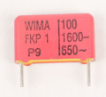 Wima Fkp1 Pulse Capacitor - 100pf-1600v Fkp1-impulskondensator Rm=15mm -